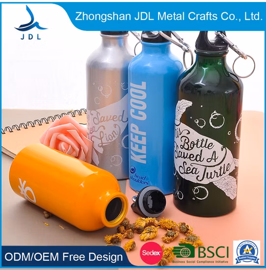 Frasco de vacío termo de acero inoxidable con revestimiento de polvo de matraz hidráulico de 550 ml a medida