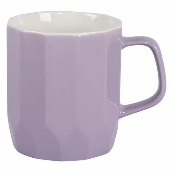 Taza de café esmaltada color de la porcelana de hueso de la venta al por mayor promocional amistosa de Eco 310ml nuevo