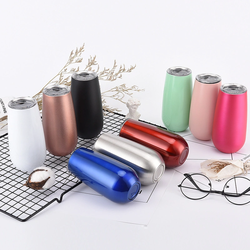 Stainless Steel Tumbler Vacuum Insulated Cup with Lid Wine Mug