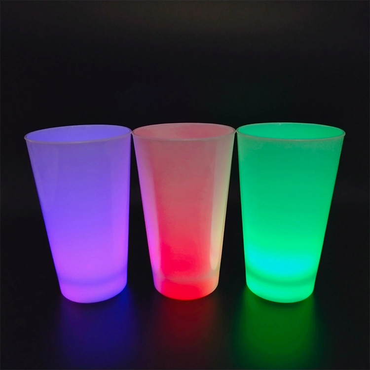 LED Flashing Light up Coke Cup with 500ml Pint Glass