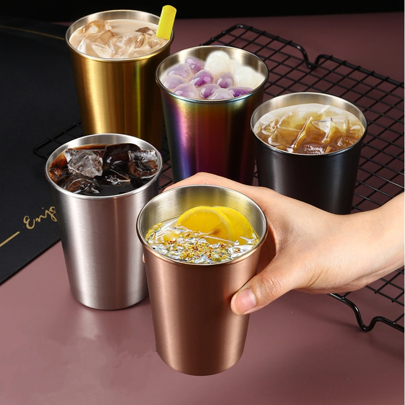 Wholesale Travel Water Tumbler Beer Cocktail Mojito Mint Julep Stainless Steel Pint Cup