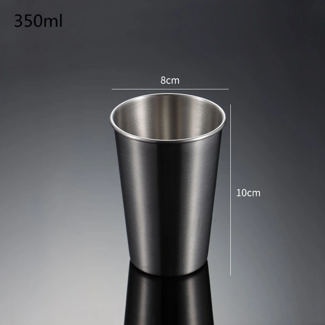 Wholesale Travel Water Tumbler Beer Cocktail Mojito Mint Julep Stainless Steel Pint Cup