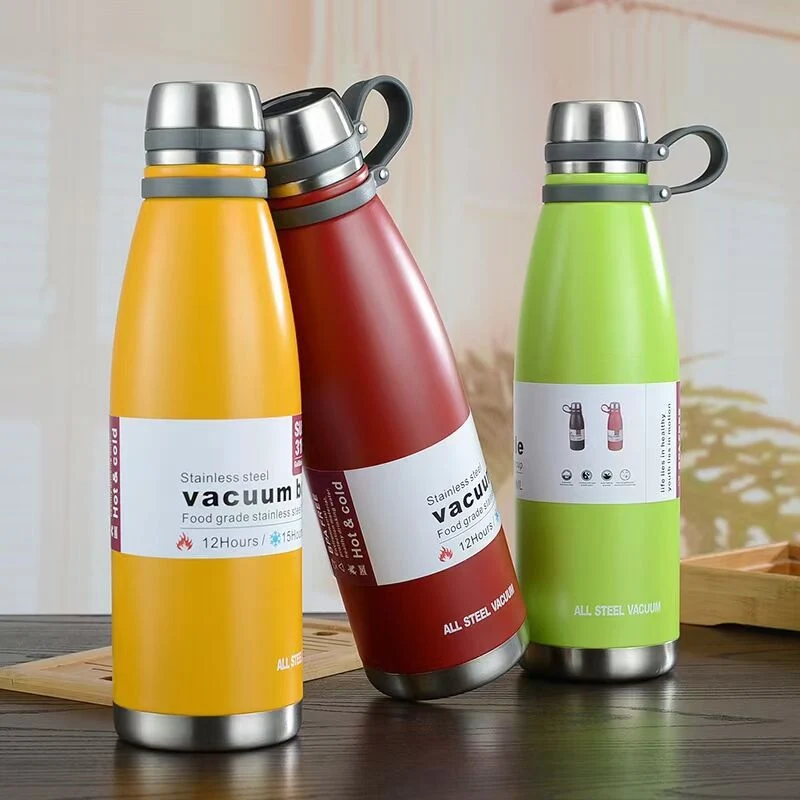 Stainless Steel Wide Mouth Water Jug Insulated Sports Canteen Thermo Flask Water Bottle Flask with Lid