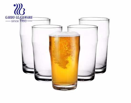 Vaso de vidrio soplado de 580ml para beber cerveza, vasos de cerveza, vasos de cerveza Pilsner, vasos de cerveza clásicos